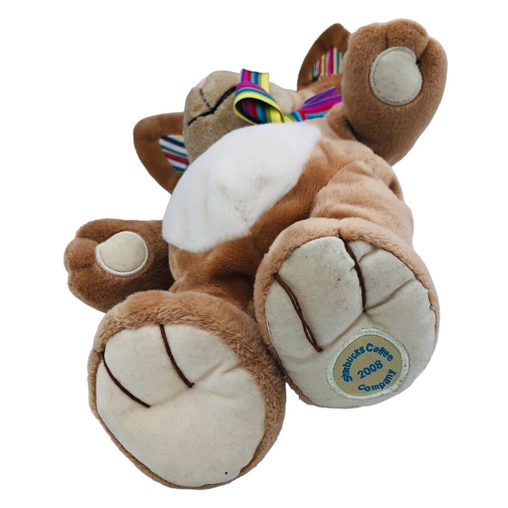 Starbucks Bearista Bear 2008 75th Edition Easter Bunny Plush 13" Tall - Picture 3 of 7